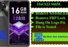 Itel S23 S665L Lock + FRP Remove File Download Itel S23 S665L Lock + FRP Remove File Download