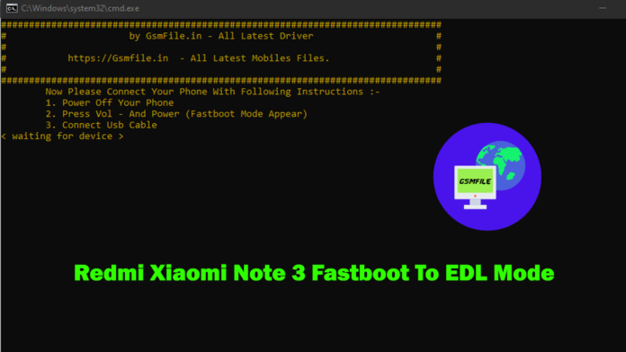 Redmi Note 3 EDL Mode Without Test Point