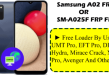 Samsung A02s FRP SM-A025F FRP By Loader Samsung A02s FRP || SM-A025F FRP By Loader File