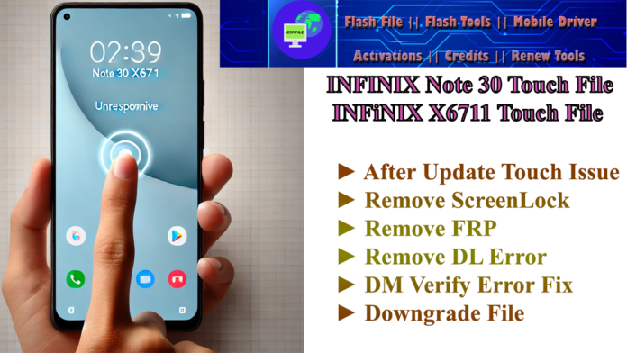 Infinix X6711 Flash File || Infinix Note 30 5G Flash File