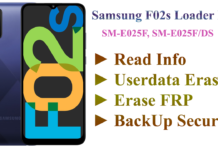 Samsung F02s SM-E025F FRP Loader File Samsung F02s FRP Loader File || SM-E025F FRP Loader File