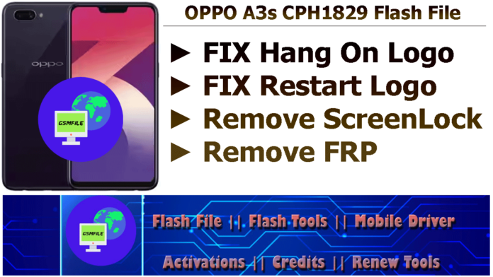 OPPO A3s CPH1829 Flash File Download